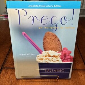 Prego! An Invitation to Italian, 8th Edition Annotated Instr. Ed. ( Very Good)